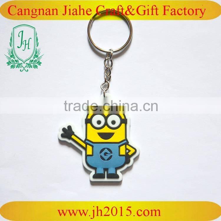 injection rubber pvc 3d keychain cheap logo custom made keychains