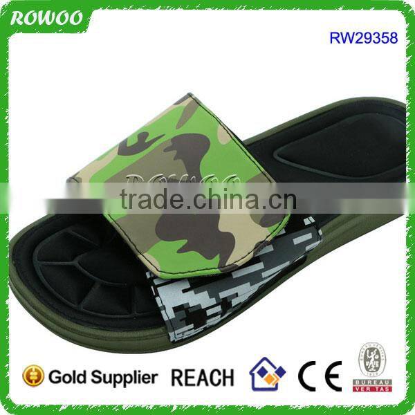Camo Green Branded High Quality Man Slipper