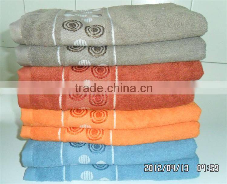 promotional gift used plain dyed roller 100% terry beach towel set SD-874