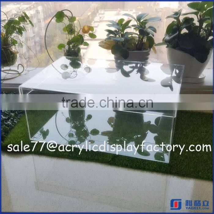 Clear Acrylic Glass Shoe Display Case, acrylic shoe display box