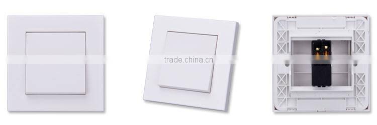 2016 Best Selling Products european style 1 gang 1 way 16A thin electric wall switch