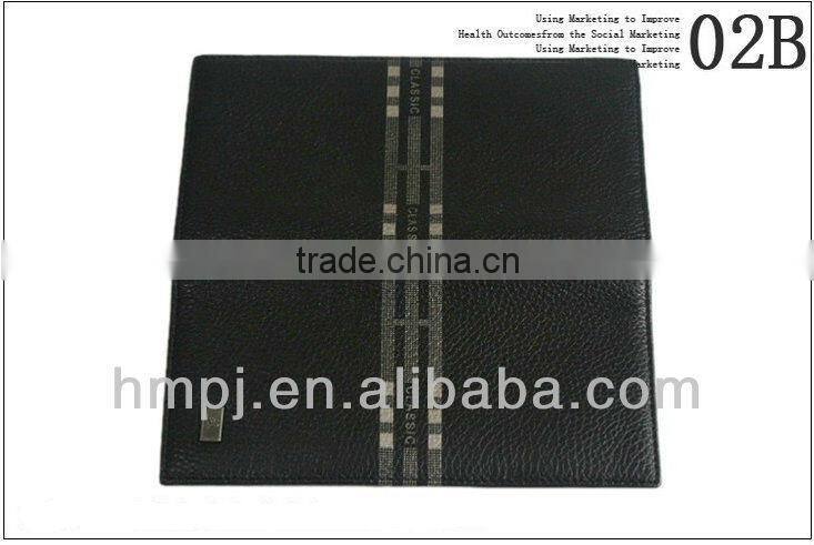 2013 western mens long wallets with cowhide leather material