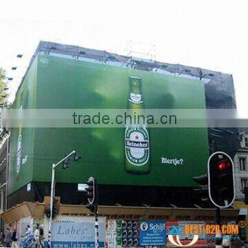 PVC Laminated flex banner--Blockout one side printable 1000D*1000D 9*9 510gsm