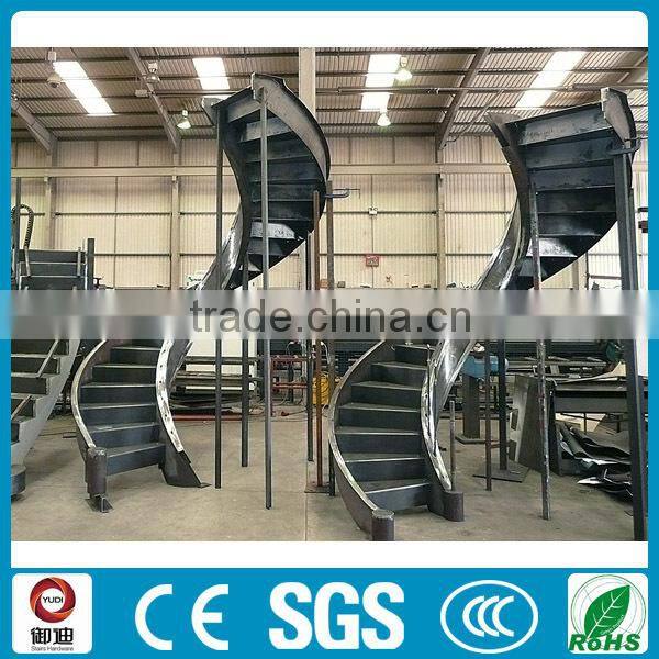 Home use interior prefabricated stainless steel stairs