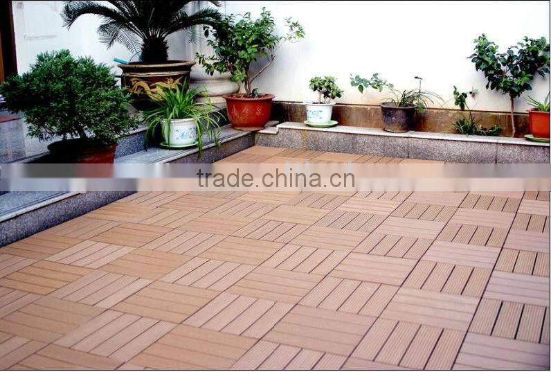 wood plastic composite / WPC DIY deck / floor tile