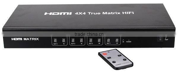 HDMI 4X4 True Matrix High definition Video (1080P)