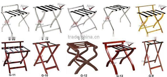 Belt Folding Baggage Shelf hotel room luggage rack