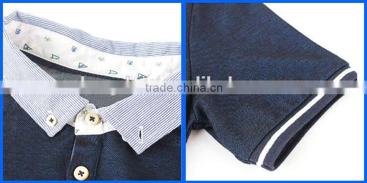 Newest design stand collar polo shirt and button up polo shirts or cheap plain tshirts accept OEM service