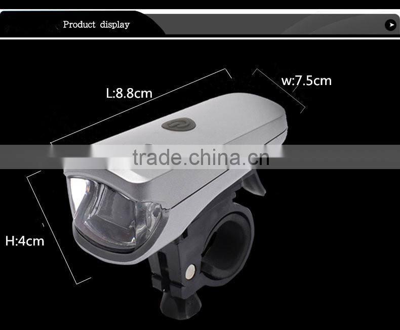 Novelty Plastic Round Mini Led Blinking Bicycle head Light