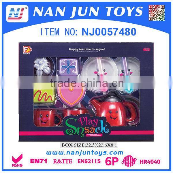 Miniature plastic tea set toys kids favorite toy tea set tea set toy hot selling