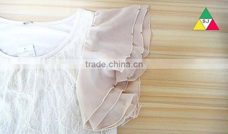 The new 2016 design promotion the new short-sleeved summer snow spins unlined upper garment