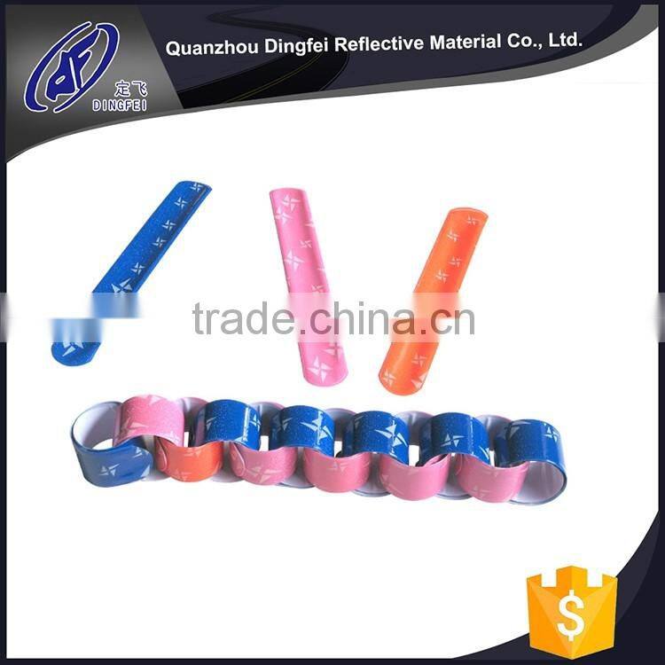 china wholesale market agents low price promotional pvc reflective slap bands