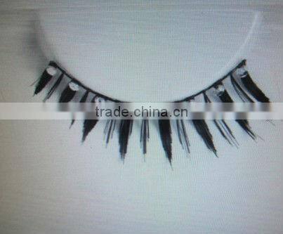 100% hand-made diamond false eyelashes & diamond false eyelash