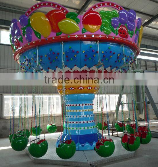 cool fruits swing flying chair for sale amusement equipment