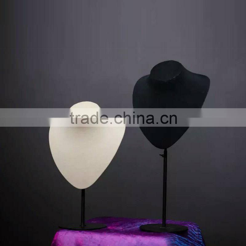 Abstract wooden mannequin head for hat display,water transfer printing surface