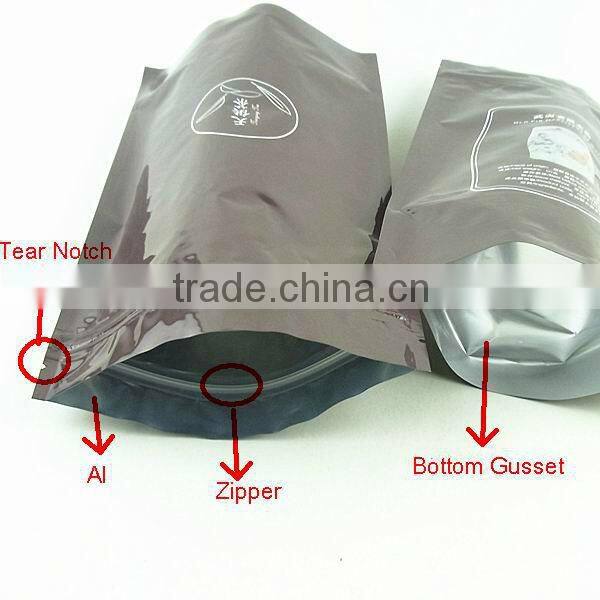 Lowest price china wholesale tea packaging stand-up pouch