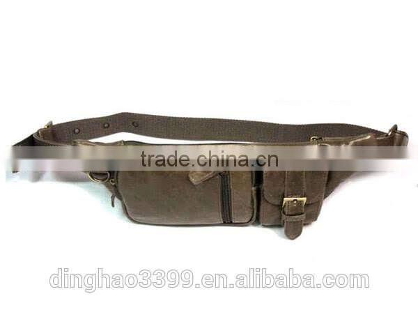 Tool Belts Waist Bags Cowhide Leather Men Fanny Pack