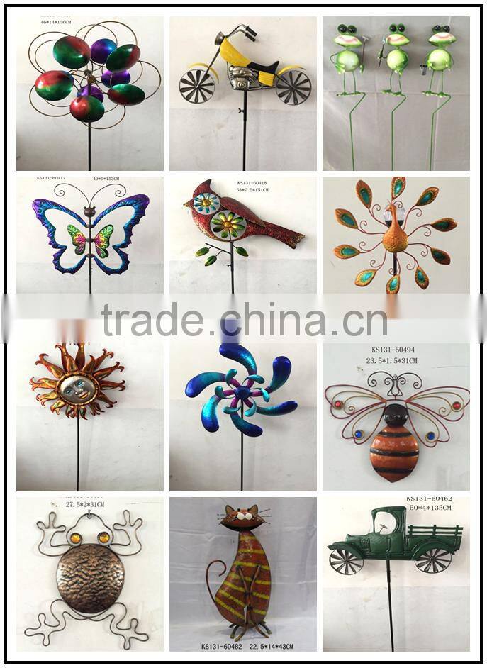 Metal windmill garden stake garden decor wholesale
