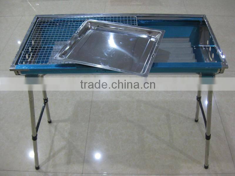 2015 New Arrival Outdoor Foldable Smokeless Charcoal BBQ Grill