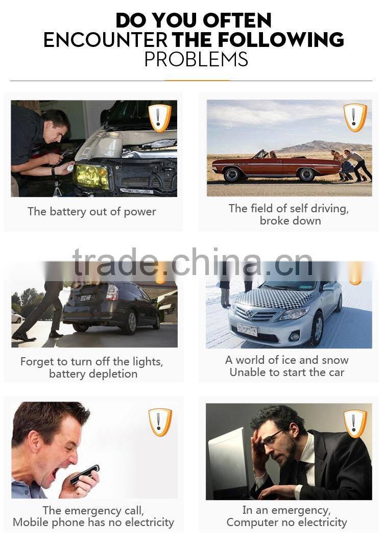 Jump Starter Power Source for 95% Digital Device 12 Volt Cylinder Power Bank