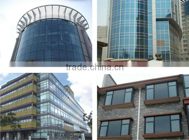 5mm decorative golden bronze reflective sheet glass for building