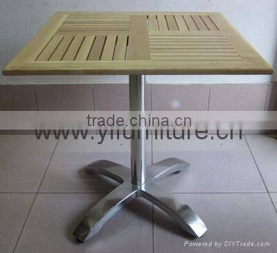 Restaurant dining table rectangular stainless steel top T07