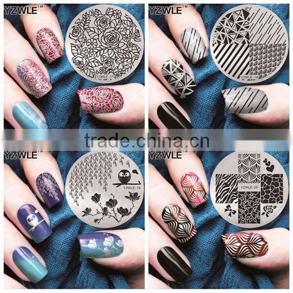 Fashion Summer hot new design DIY nail polish print image plate