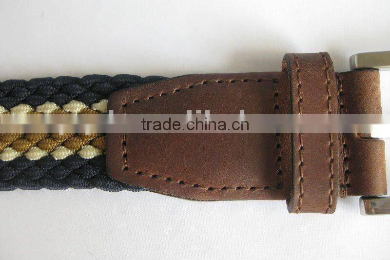 Newest Mens Fabric Woven Stretch Webbing Belt Hot