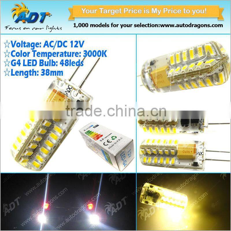 G4 LED Bulb 5W 48 x 3014SMD Led Car Motorhome Caravan Boat