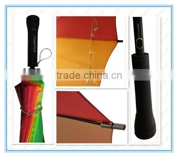 Hot Sale 21" *16K Straight Colorful Umbrella, Rainbow Umbrella, gift umbrella