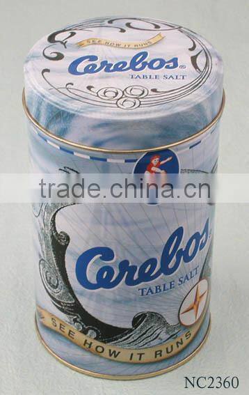 decoration salt tin box for packaging