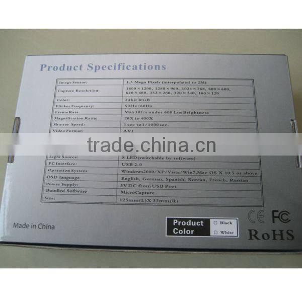 400x usb microscopes optics electric Microscope/LED Light USB Digital Microscope