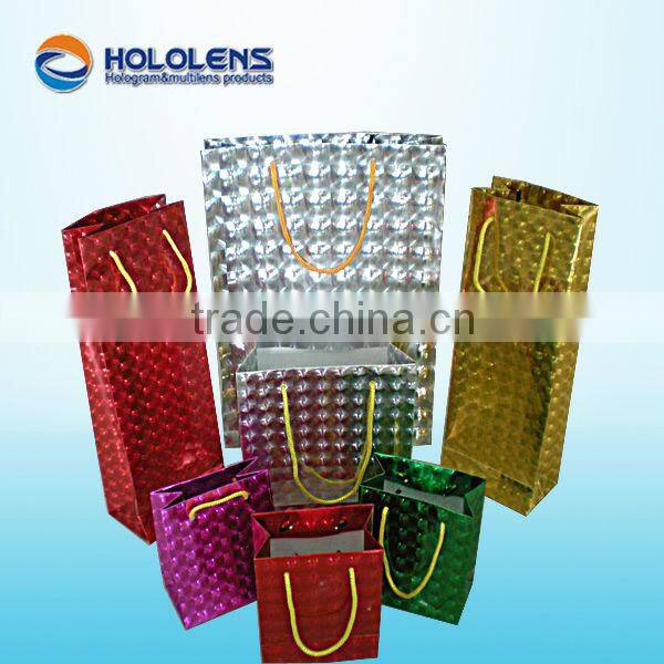fresnel lens paper gift Wine bag