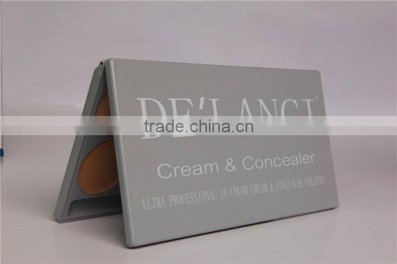 skin bleaching cream New 10 Color Concealer Foundation Cream Palette Nature Moisturizer Whitening Makeup Tools
