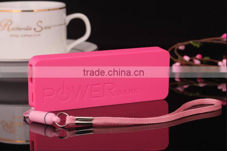 promotional slim mobile power bank 2600mah portable power bank