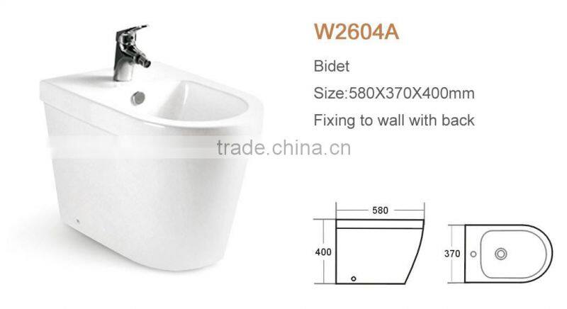 WDR square hand sanitary ceramic clean vagina Guangdong bidet seat