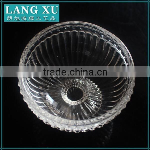 Crystal Footed clear cup glass ice cream bowls