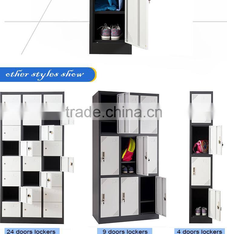 Office Furniture Price List Steel Metal Wardrobe Sliding Door Roller
