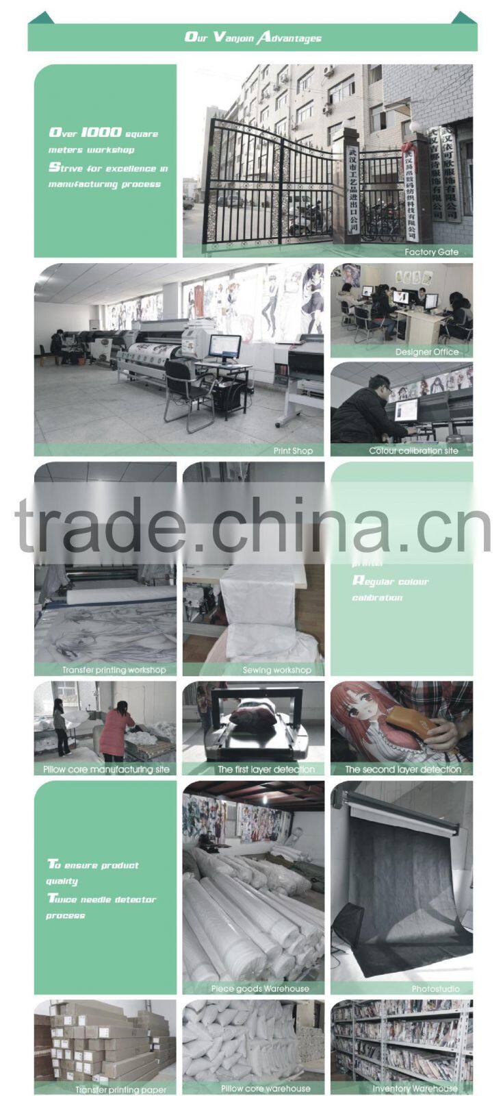 fabrics made pillowcases pillow covers anime dakimakura irregular shaped Love live! muse new 2016 custom printed