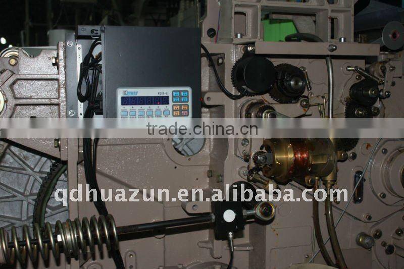 RJW-851-170 water jet loom with double nozzle electric feeder with plain shedding