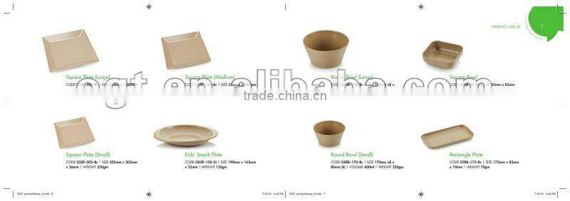 nature material gift eco cleaning organic unbreakable food container