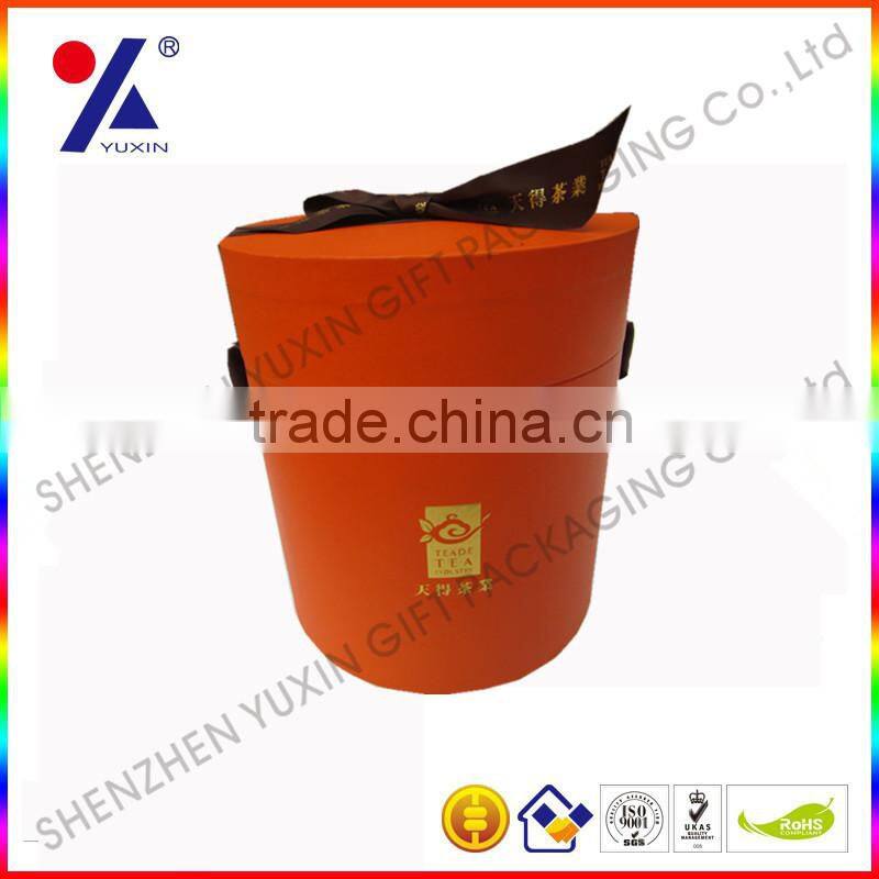 Fashion Design Tea Gift Boxes/Round Shape Board Paper Tea Gift Boxes/ Hardboard Round Shape Board Paper Tea Gift Box