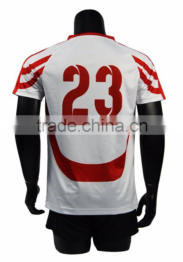 Custom made soccer jersey with your own logo