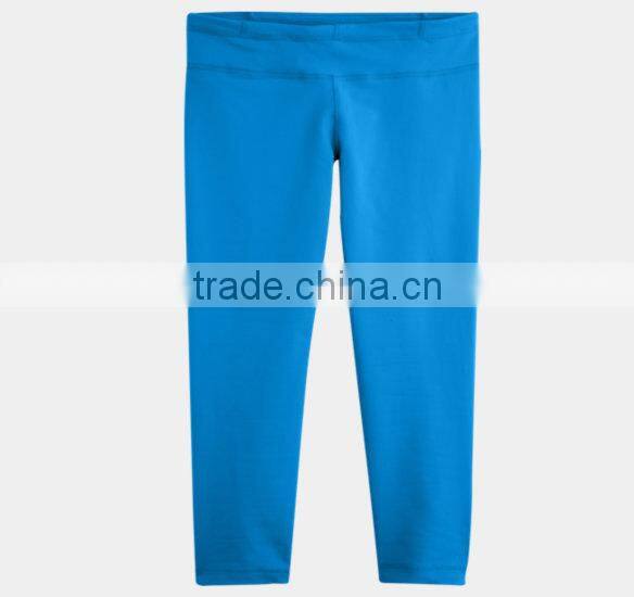 custom 88% nylon 12% spandex blue sexy ladies yoga wear