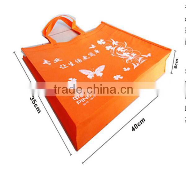 100gsm Non-Woven polypropylene Recyclable tote/reusable bags/Have no at the bottom of the profile