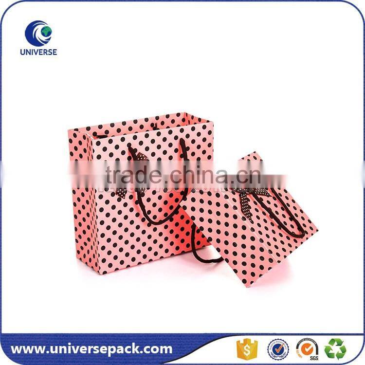 Custom paper hand bag for jewelry