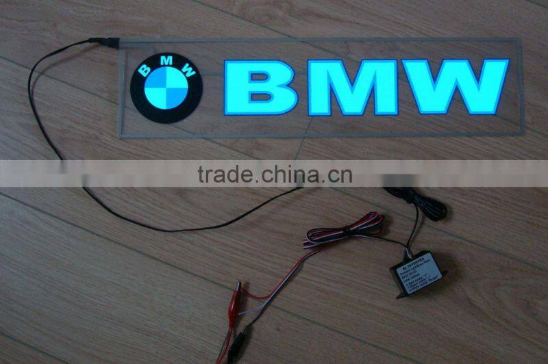 400mmX100mm EL flash car sticker,EL flashing sticker,equalizer el car sticker