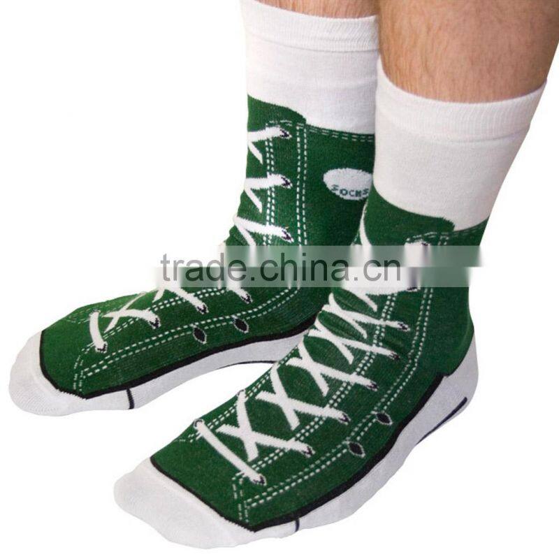 custom sublimation socks with shoe print