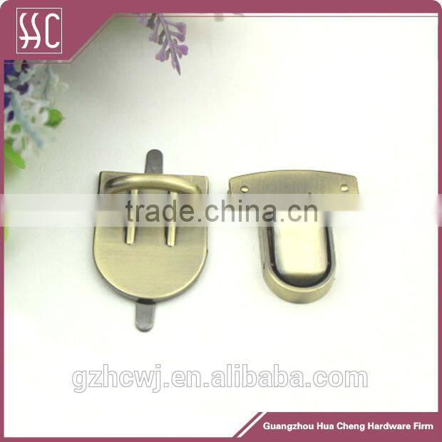 38mm metal lock, metal lock for bag accessory made in China, Guangzhou metal lock