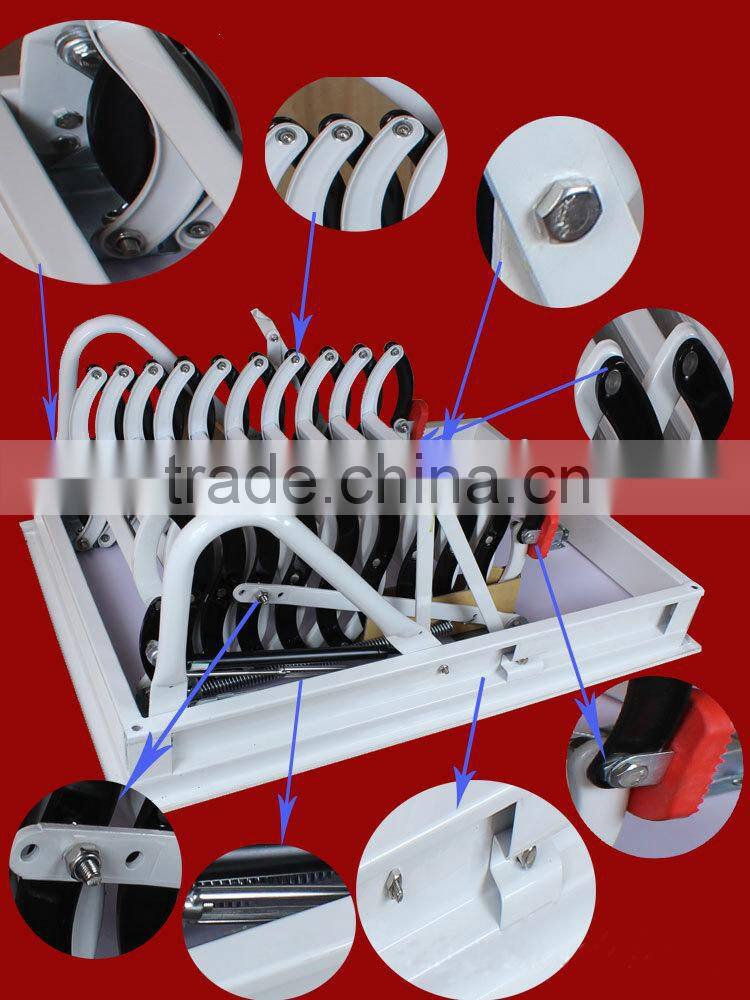 Electric remote control telescopic electric loft stair